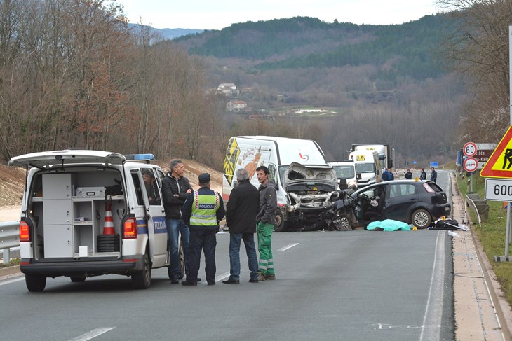Nesreća se dogodila između čvorova Rogovići i Ivoli (Danilo MEMEDOVIĆ)